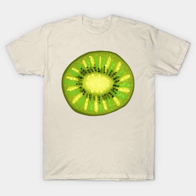 Kiwi Slice T-Shirt by saradaboru